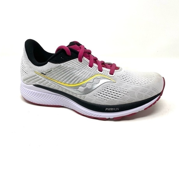 Saucony Guide 14 Women's Running Alloy, Cherry - Picture 1 of 7